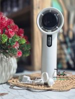 Portable Mini Fan with Digital Display – 100 Speeds, USB Charging & Travel Ready - Image 2