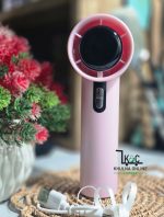 Portable Mini Fan with Digital Display – 100 Speeds, USB Charging & Travel Ready - Image 3