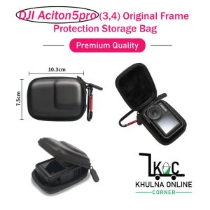 Suitable for DJI Action 6 Portable Cosmetics Bag | Compact Storage Carry Case for Sports Camera Accessories