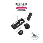Insta360 X5 Silicone Cover – Premium Protective Case with Lens Protection & Carrying Strap